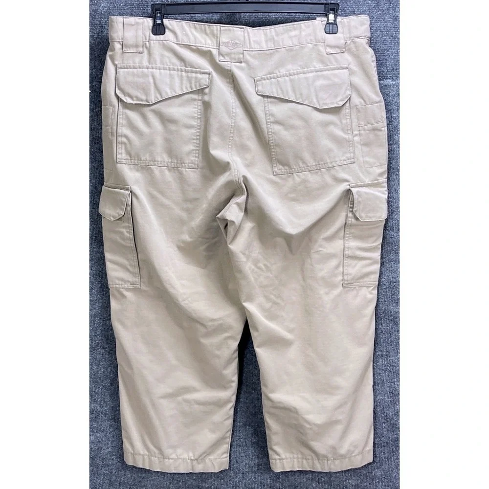 Tru-Spec Mens 40x32 Khaki Ripstop Tactical Cargo Pants Tan Utility Trousers